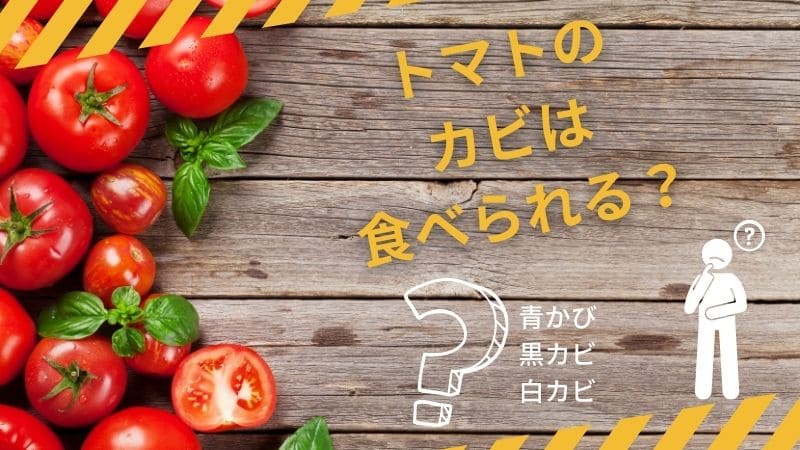 トマトの白カビ黒カビは取れば食べられる?トマトにカビが生える原因は?