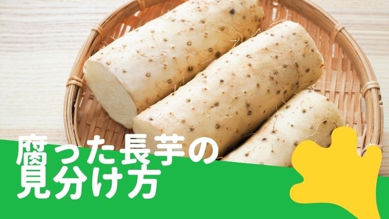 長芋が腐る･カビと賞味期限/黒い･ピンクに変色したのは食べれるか?食あたりや食中毒になる?